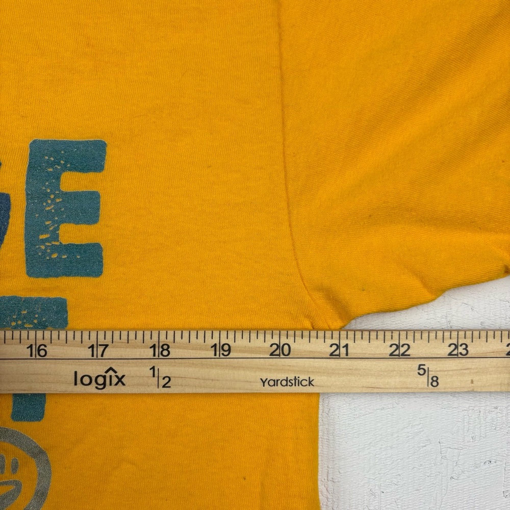 Vintage Feminist Mustard Yellow Graphic T-Shirt Women’s Large - Picture 4 of 7